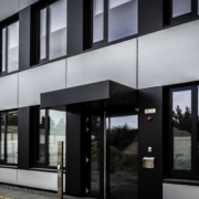 Türen aus Aluminium, Aluminiumtüren, Alubau Puhlmann Fassadenbau und Fensterbau TDZ Stadtarchiv Krefeld